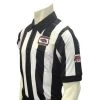 Nebraska (NSAA) 2 1/4" Stripe Body Flex Short Sleeve Football Referee Shirt With NHSOA Logo