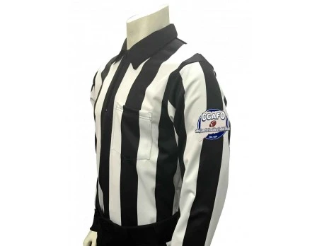 Central Connecticut (CCAFO) 2 1/4" Stripe Long Sleeve Football Referee Shirt 1 Central Connecticut (CCAFO) 2 1/4" Stripe Long Sleeve Football Referee Shirt