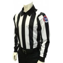Missouri (MSHSAA) 2 1/4" Stripe Foul Weather Football Referee Shirt