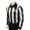 Nebraska (NSAA) 2 1/4" Stripe Foul Weather Football Referee Shirt With NHSOA Logo