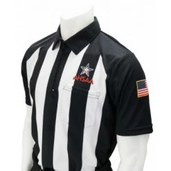 Alabama (AHSAA) 2 1/4" Stripe Body Flex Short Sleeve Football Referee Shirt