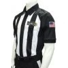 Louisiana (LHSOA) 2 1/4" Stripe Body Flex Short Sleeve Football Referee Shirt
