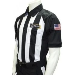 Louisiana (LHSOA) 2 1/4" Stripe Body Flex Short Sleeve Football Referee Shirt