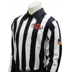 Mississippi (MHSAA) 2" Stripe Long Sleeve Football Referee Shirt