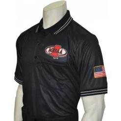 Mississippi (MHSAA) Short Sleeve Umpire Shirt - Black