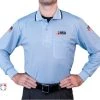 Illinois (IHSA) Long Sleeve Umpire Shirt - Powder Blue