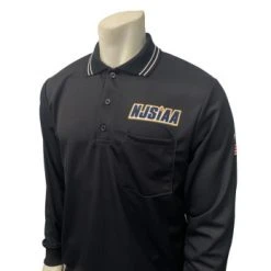 New Jersey (NJSIAA) Long Sleeve Umpire Shirt - Black