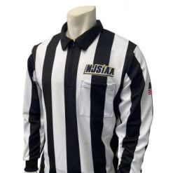 New Jersey (NJSIAA) 2 1/4" Stripe Foul Weather Football And Lacrosse Referee Shirt