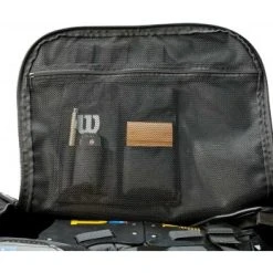 Wilson Umpire Gear Wilson V2 MLB 36" Umpire Equipment Bag On Wheels -smitty shop WTA9780BL Wilson Umpire Bag BL Interior Flap Pocket