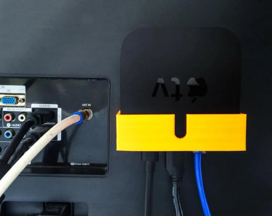 SuperheroDIY Apple TV VESA Mount | Apple TV Wall Mount | Fits All Versions 1 - 4K! | Multiple Colors Available 2 SuperheroDIY Apple TV VESA Mount | Apple TV Wall Mount | Fits All Versions 1 - 4K! | Multiple Colors Available - Image 2