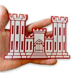 SuperheroDIY Combat Engineer Corps Castle US Army Marines Sign Badge Emblem Logo
