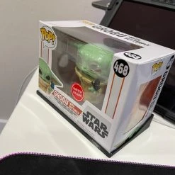 SuperheroDIY Funko Box Floating Shelf For GROGU - THE MANDALORIAN Funko Pop Box -smitty shop funko box floating shelf for grogu the mandalorian funko box 819763 1500x