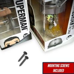 SuperheroDIY Pop Box Open Bottom Wall Mount Collectible Display Shelf | Fits Soft Display Case Or Hard Protectors | Screws Included | Funko Pop Floating Shelves -smitty shop funko box open bottom wall mount collectible display shelf fits soft display case or hard protectors screws included floating shelves 166629 1500x