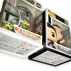 SuperheroDIY Pop Box Open Bottom Wall Mount Collectible Display Shelf | Fits Soft Display Case Or Hard Protectors | Screws Included | Funko Pop Floating Shelves