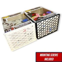 SuperheroDIY Hexagon Floating Shelves For Funko Pop Boxes | Fits Soft Cases Or Funko Pop Box Only | Screws Included -smitty shop hexagon floating shelves for funko pop boxes fits soft cases hard protectors or box only screws included 916749 1500x