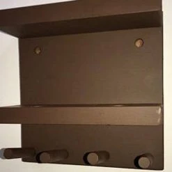 MWCSPORTS Baseball Bat Rack Display Holder Wall Mount Brown 3 Full Size Bats 4 Baseballs -smitty shop il 340x270.1449203771 9zb1 33596.1516770921