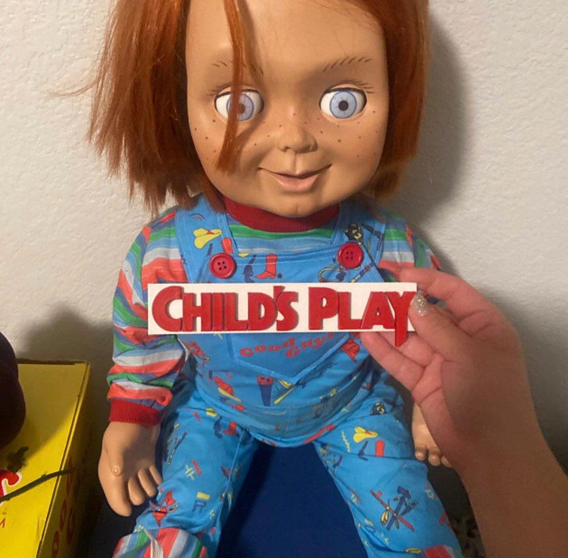 SuperheroDIY Child's Play Chucky Wall / Shelf Art 2 SuperheroDIY Child's Play Chucky Wall / Shelf Art - Image 2