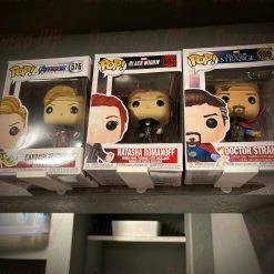 SuperheroDIY Simple Funko Pop Box Wall Mount Simple Figure Display Shelf | Includes Command Strips Or Screws! Low Cost Way To Display Your Funko Boxes On The Wall -smitty shop il fullxfull.4027596965 keay 1500x