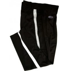 Kentucky (KHSAA) Embroidered Smitty Warm Weather Black Football Pants With White Stripe