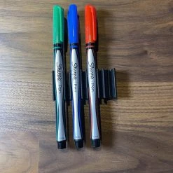 SuperheroDIY Marker Holder For Sharpie FINE Permanent Markers | Side Mount 4 Or 8 FINE Sharpie Pens | Simple Marker Organizer -smitty shop marker holder for sharpie fine permanent markers side mount 4 or 8 fine sharpie pens simple marker organizer 154527 1500x