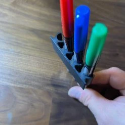 SuperheroDIY Marker Holder For Sharpie FINE Permanent Markers | Side Mount 4 Or 8 FINE Sharpie Pens | Simple Marker Organizer -smitty shop marker holder for sharpie fine permanent markers side mount 4 or 8 fine sharpie pens simple marker organizer 299971 1500x