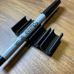 SuperheroDIY Marker Holder For Sharpie ULTRA FINE Permanent Markers | Side Mount 4 Or 8 Ultra FINE Sharpie Pens | Simple Marker Organizer -smitty shop marker holder for sharpie ultra fine permanent markers side mount 4 or 8 ultra fine sharpie pens simple marker organizer 990399 1500x