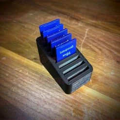 SuperheroDIY Parametric SD Card Holder | Memory Card Tray Holds Up To 8 SD Cards | Desk Organizer | Camera Accessories -smitty shop parametric sd card holder memory card tray holds up to 8 sd cards desk organizer camera accessories 262977 1500x