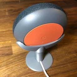 SuperheroDIY Pedestal Google Nest Mini Stand | Smart Speaker Stand With Cord Management -smitty shop pedestal google nest mini stand smart speaker stand with cord management 715326 1500x