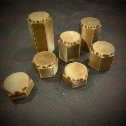 SuperheroDIY Pedestal Stands For Funko Pop! 4" Figures Or Collectible Display | Seven Heights Available Different Height Raised Stands | Display Risers