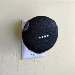SuperheroDIY Plug Mount For Google Nest Mini Smart Speaker | Outlet Mount For Google Home Mini Holder | Keep Your Home Mini On The Wall With This Mount!