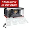 SuperheroDIY Pop Movie Moments Floating Shelf For 10W X 5.75D Movie Scene | Funko Pop Box Display Wall Mount | Includes Mounting Screws