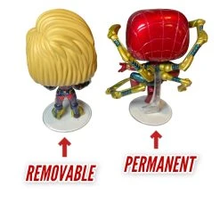 SuperheroDIY Pop Shelves For Acrylic Display Bases | For All Your Funko Pops With Plastic Stands | Comes With Command Strips! | Funko Pop Floating Shelf -smitty shop pop shelves for acrylic display bases for all your funko pops with plastic stands comes with command strips funko pop floating shelf 546469 1500x