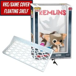 SuperheroDIY Pop VHS Covers Game Covers Display Shelf For Funkos | Floating Shelf Funko Pop Box Mount | Includes Mounting Screws