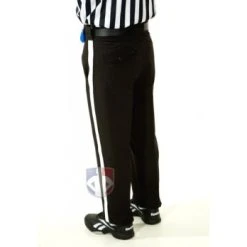 Smitty Officials Apparel Smitty Foul Weather Athletic Fit Black Football Referee Pants -smitty shop s172 back z