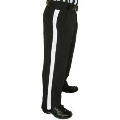 Smitty Officials Apparel Smitty Foul Weather Athletic Fit Black Football Referee Pants