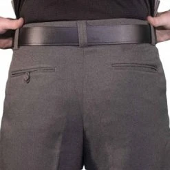 Smitty Umpire Smitty Charcoal Grey Base Umpire Pants With Expander Waistband -smitty shop s375 cc Smitty Charcoal Grey Combo Umpire Pants with Expander Waistband back 1