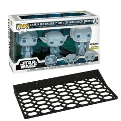 SuperheroDIY Shelf For Funko 3 PACK Wall Mount | Funko Pop Box Wall Mount For Funko 3-Pack | Floating Shelves For Funko | Includes Mounting Screws