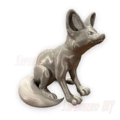 SuperheroDIY Sitting Fennec Fox Figurine | Cute Sitting Fennec Fox | Multiple Sizes And Colors Available | 3D-printed Smallest Fox -smitty shop sitting fennec fox figurine cute sitting fennec fox multiple sizes and colors available 3d printed smallest fox 914795 1500x