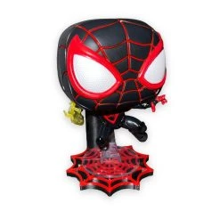 SuperheroDIY Spiderweb Shelf For Spider-Man Funko Pops | Looks Like Spidey's Web In Red And White! | Comes With Command Strip -smitty shop spiderweb shelf for spider man funko pops looks like spideys web in red and white comes with command strip 153651 1500x