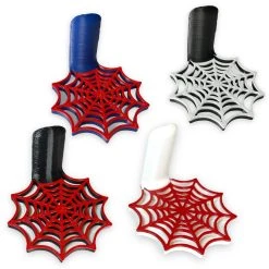SuperheroDIY Spiderweb Shelf For Spider-Man Funko Pops | Looks Like Spidey's Web In Red And White! | Comes With Command Strip -smitty shop spiderweb shelf for spider man funko pops looks like spideys web in red and white comes with command strip 889603 1500x