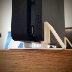 SuperheroDIY Vertical Stand 2-PACK For PS4 Slim | PlayStation Slim Vertical Support Foot Stand | Includes Two Stands To Fit PlayStation 4 Slim Console