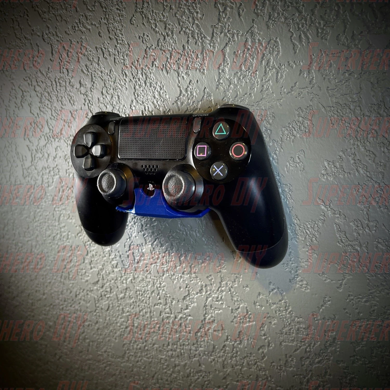 SuperheroDIY Wall Mount For PS4 Controller | PlayStation DualShock Controller Wall Mount | Includes Command Strip For Controller Stand 4 SuperheroDIY Wall Mount For PS4 Controller | PlayStation DualShock Controller Wall Mount | Includes Command Strip For Controller Stand - Image 4