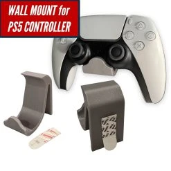 SuperheroDIY Wall Mount For PS5 Controller | PlayStation DualSense Controller Wall Mount | Includes Command Strip For Controller Stand